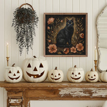 Load image into Gallery viewer, Floral Autumn Cat