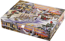 Load image into Gallery viewer, Village Sleigh Ride Deluxe Boxed Holiday Cards