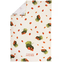 Load image into Gallery viewer, Embroidered Fruit Kitchen Towel