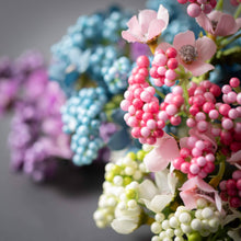 Load image into Gallery viewer, Berry Flower Candle Ring 1.5"