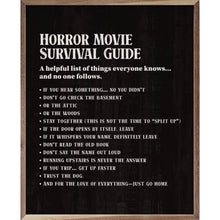 Load image into Gallery viewer, Horror Movie Survival Guide