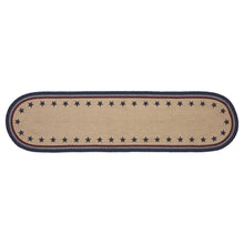 Load image into Gallery viewer, My Country Oval Runner Stencil Stars 12" x 48"