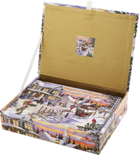 Load image into Gallery viewer, Village Sleigh Ride Deluxe Boxed Holiday Cards