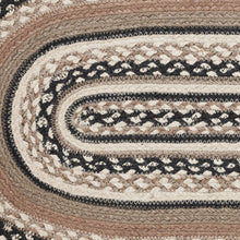 Load image into Gallery viewer, Sawyer Mill Charcoal Creme Jute Oval Runner