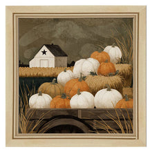 Load image into Gallery viewer, Rustic Wagon with Pumpkins - Square