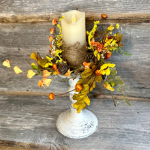 Load image into Gallery viewer, Rustic White Pedestal Stands