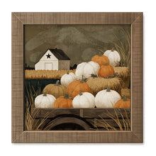 Load image into Gallery viewer, Rustic Wagon with Pumpkins - Square