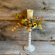 Load image into Gallery viewer, Rustic White Pedestal Stands