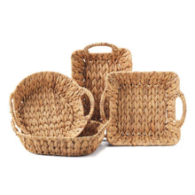 Load image into Gallery viewer, Weavings Hand-Crafted Handled Water Hyacinth Baskets