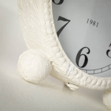 Load image into Gallery viewer, White Desk Clock