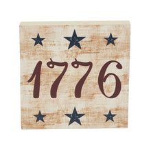 Load image into Gallery viewer, My Country 1776 Block Sign