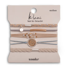 Load image into Gallery viewer, "Wonder" Moon & Stars Hair Tie Bracelets