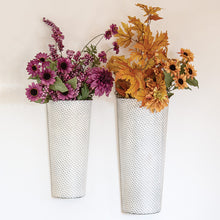 Load image into Gallery viewer, White Wash Metal Half Wall Basket