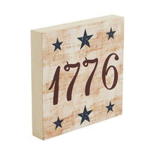 Load image into Gallery viewer, My Country 1776 Block Sign