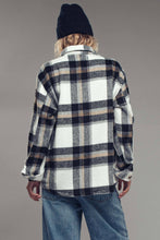 Load image into Gallery viewer, Plaid Button-Down Jacket