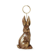 Load image into Gallery viewer, Golden Bunny Place Card / Photo Holder