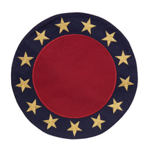 Load image into Gallery viewer, Americana Star Round Mat - 13"