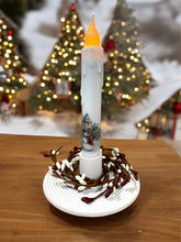 Load image into Gallery viewer, Snowman Village Christmas Battery Operated Taper Candles