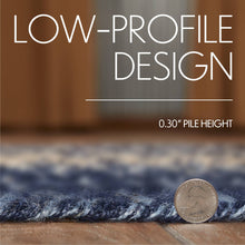 Load image into Gallery viewer, Great Falls Blue Jute Rug Rectangle