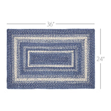 Load image into Gallery viewer, Great Falls Blue Jute Rug Rectangle