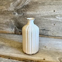 Load image into Gallery viewer, Chevron Pattern Ceramic Vase