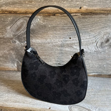 Load image into Gallery viewer, Donnatella Floral Half Moon Satchel