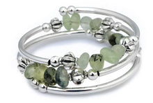 Load image into Gallery viewer, Silver and Stone Bracelets