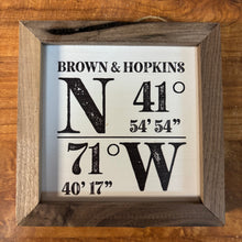 Load image into Gallery viewer, Chepachet, RI Coordinates