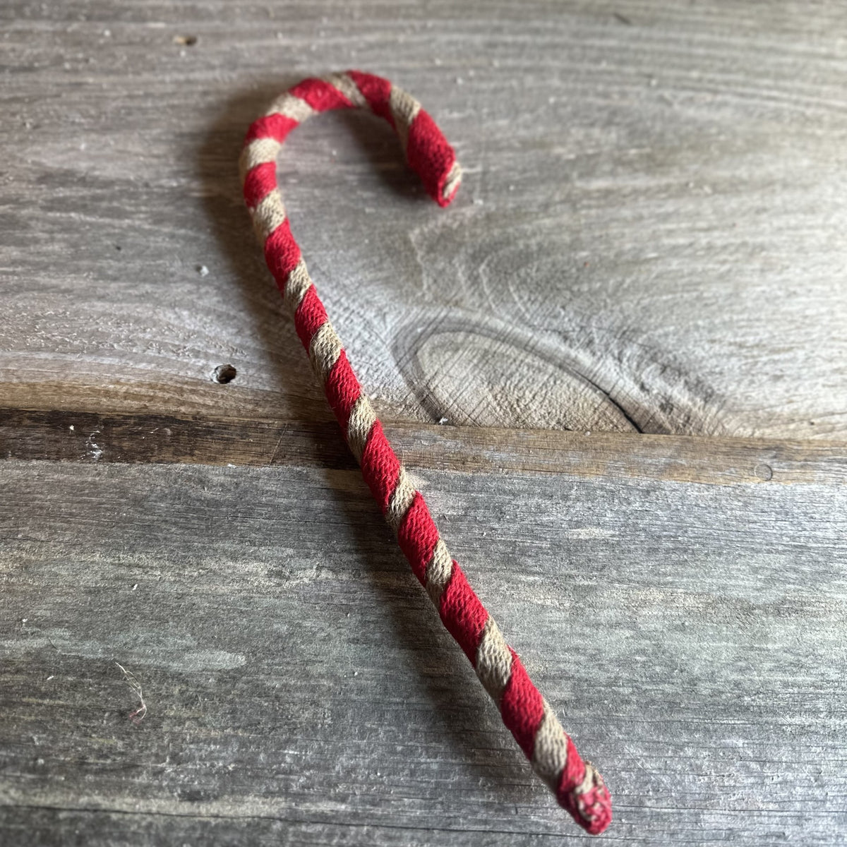 Jute Candy Cane Brown & Hopkins Country Store