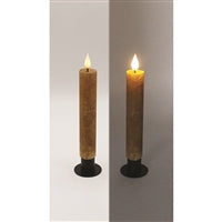 Load image into Gallery viewer, Flameless Realistic Wick LED Taper Candles