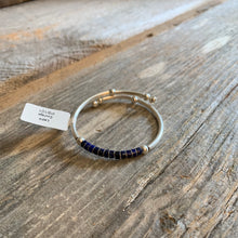 Load image into Gallery viewer, Silver and Stone Bracelets
