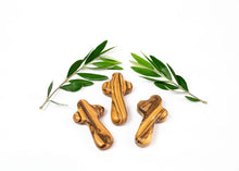 Load image into Gallery viewer, Olive Wood Pocket Cross