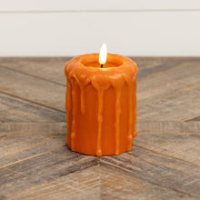 Load image into Gallery viewer, 3D Flame Melting Wax LED Pillar Candle