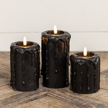 Load image into Gallery viewer, 3D Flame Melting Wax LED Pillar Candle