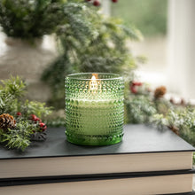 Load image into Gallery viewer, Dotted Glass 3D Flame Candle