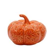 Load image into Gallery viewer, Orange Porcelain Pumpkin
