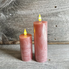 Load image into Gallery viewer, LED Realistic Wick Pillar Candles