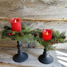 Load image into Gallery viewer, Rustic Black Pedestal Stands