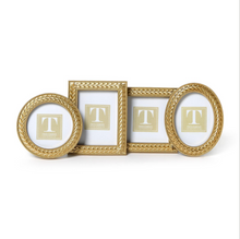 Load image into Gallery viewer, Laurel Wreath Gold Photo Frame