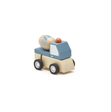 Load image into Gallery viewer, Construction Vehicle Wooden Wind-up Toy
