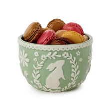 Load image into Gallery viewer, Easter Whimsy Bunny Relief Pattern Plate, Bowl and Covered Dish