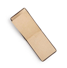 Load image into Gallery viewer, Leather Flip Notebook with Embossed Saying