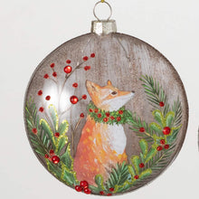 Load image into Gallery viewer, Rustic Painted Glass Ornaments