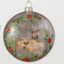 Load image into Gallery viewer, Rustic Painted Glass Ornaments