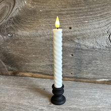 Load image into Gallery viewer, Textured Realistic Wick LED Taper Candles