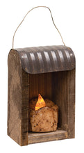 Load image into Gallery viewer, Tin Roof Tea light Hut