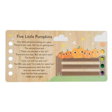Load image into Gallery viewer, Touch and Trace Nursery Rhymes: Five Little Pumpkins by Editors of Silver Dolphin Books