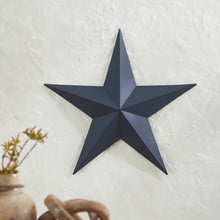 Load image into Gallery viewer, Metal Star Navy Distressed