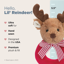 Load image into Gallery viewer, Lil' Reindeer Ring Rattle