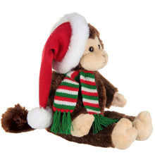 Load image into Gallery viewer, Nicky the Christmas Santa monkey